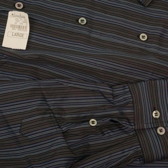 Brioni NEW WITH TAGS Multicolor Striped Shirt - Picture 4 of 5